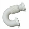 Thrifco Plumbing 1-1/2 Inch Plastic Tubular Flexible Slip Joint J-Bend with Nut 4401652